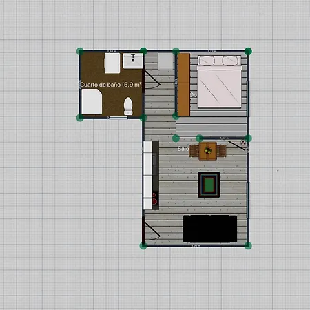 1 Hab Lägenhet Pájara